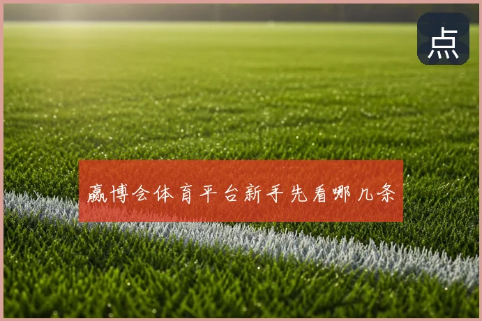 赢博会体育平台新手先看哪几条